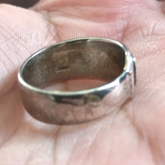 Vintage sterling key ring - Picture 4 of 5